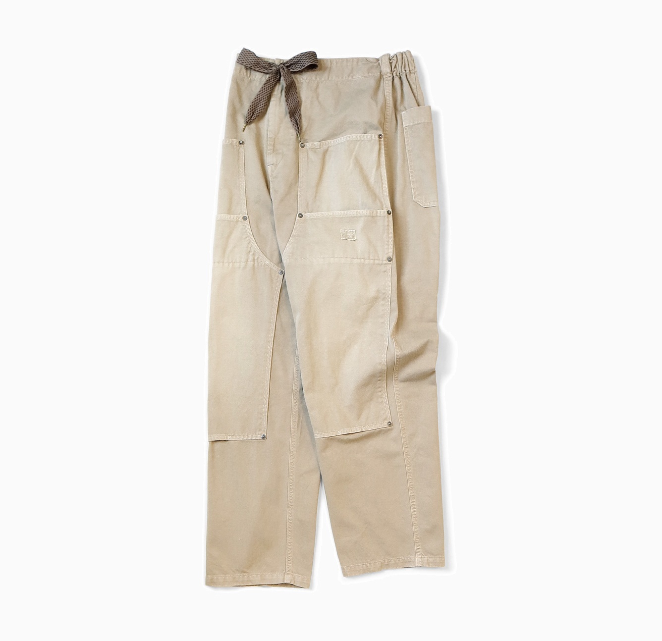 KAPITAL Katsuragi W-NECK EASY PANTS - BEIGE PRE ORDER ITEM (預訂中)