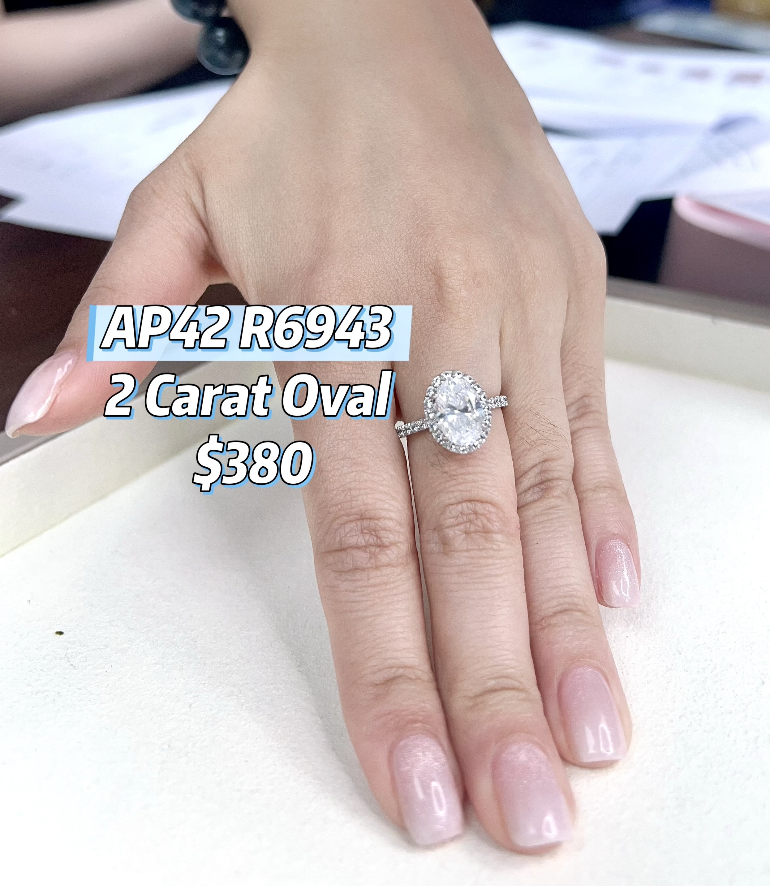 AP42 R6943    2 Carat Oval $380  校長自留款