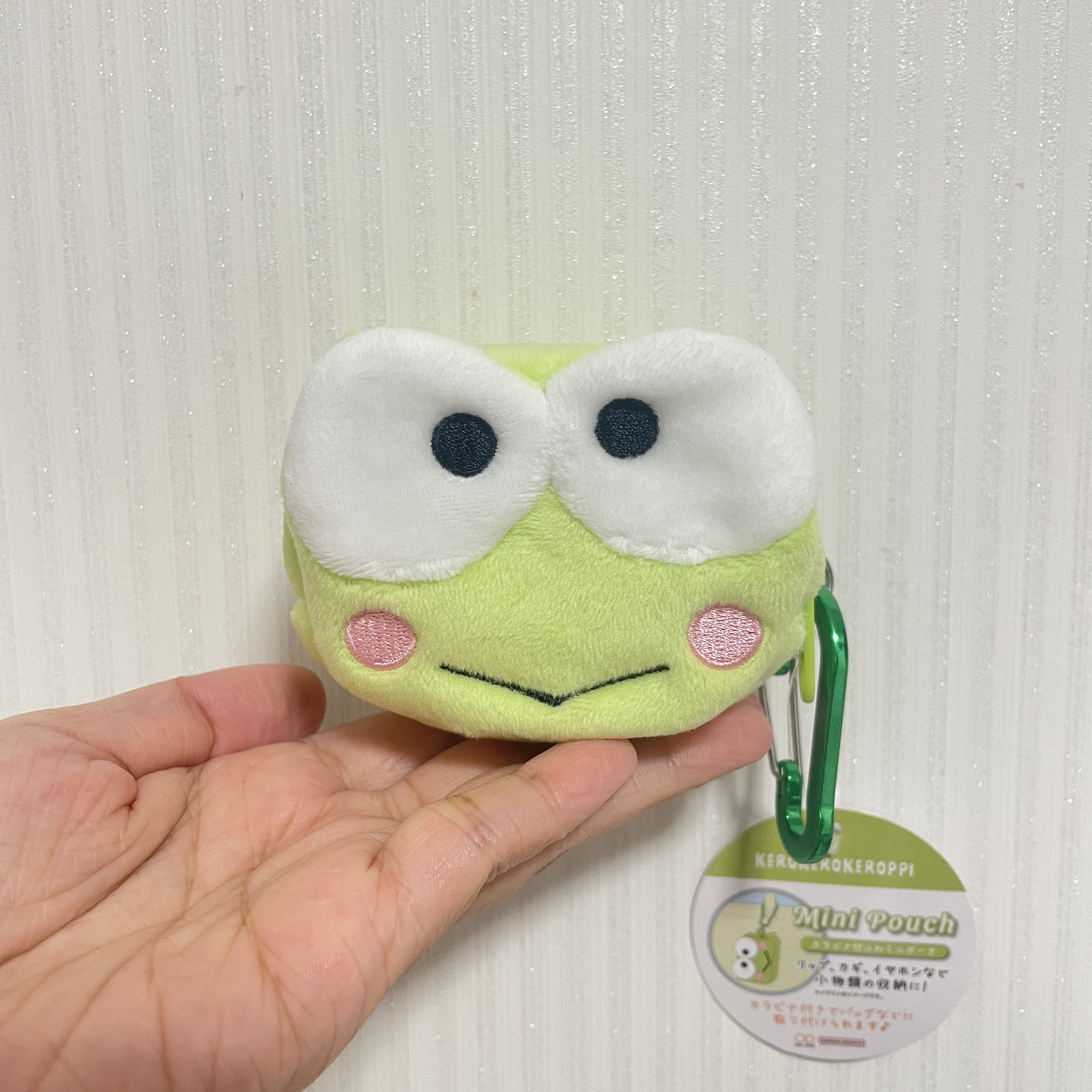 【直播大優惠】JP Keroppi 超迷你刺繡包包快扣 4714 TK251020