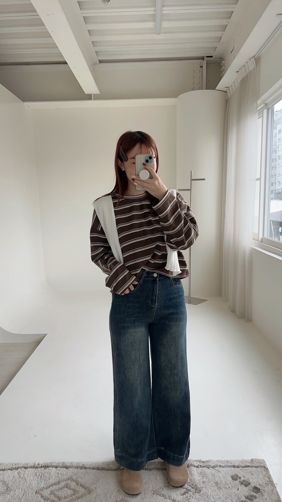 不貼身微喇叭褲 S/M/L