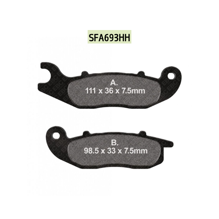 EBC SFA693HH SFA HH Series Scooter Sintered Pads