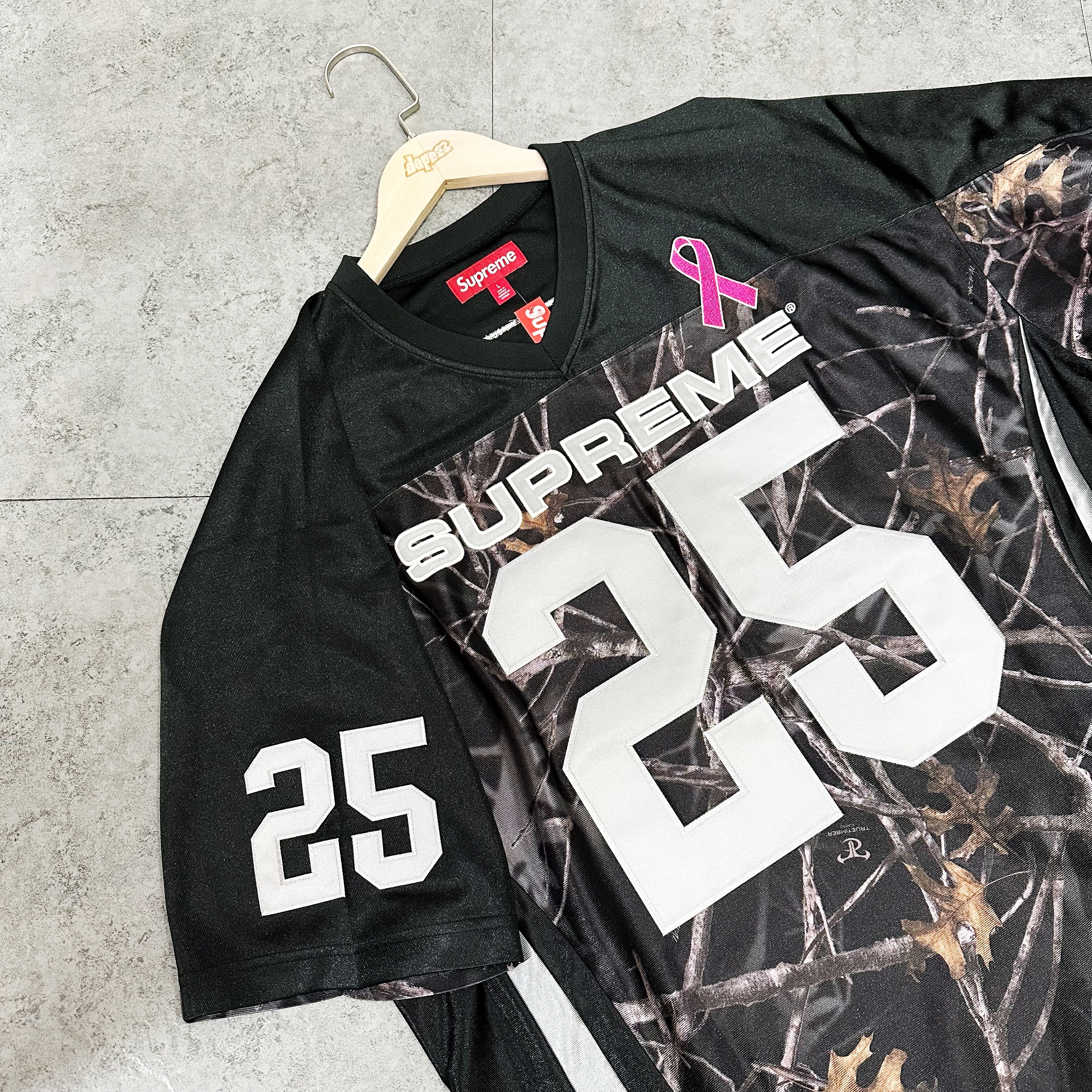 Supreme Breast Cancer Awareness Football Jersey Black
