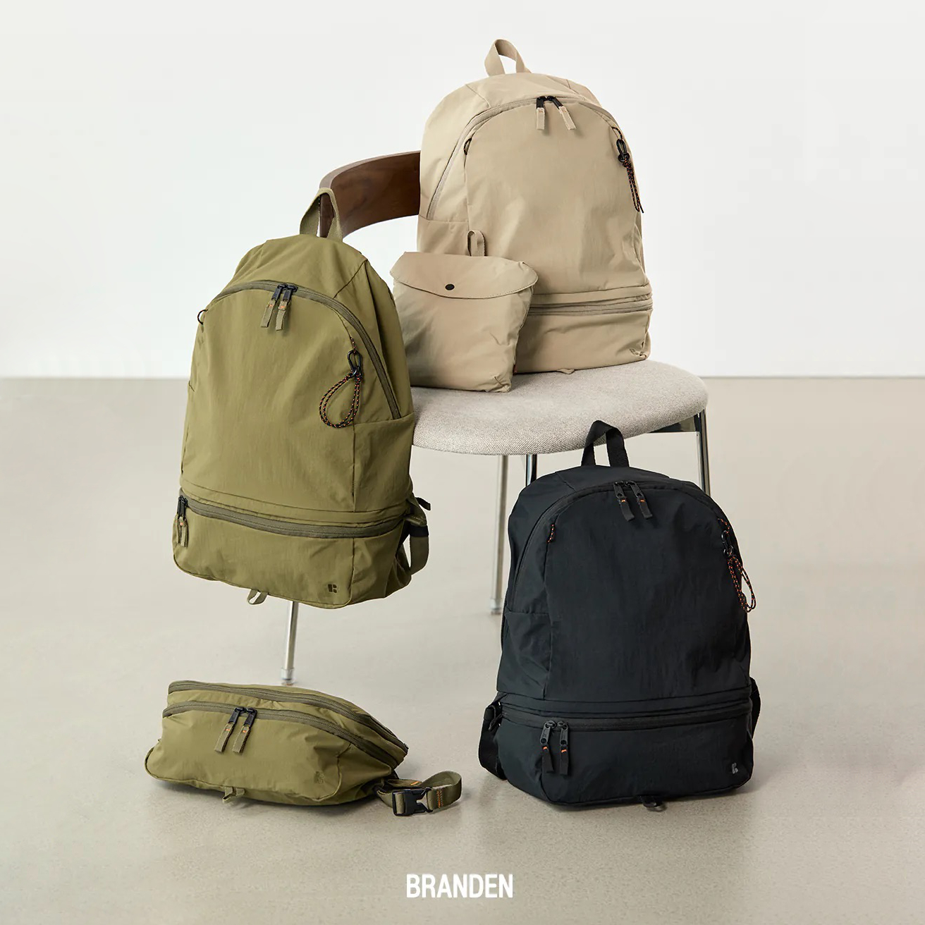 韓國 BRANDEN Multi Packable Bag Pack 變形背囊|輕鬆變斜孭袋、背囊