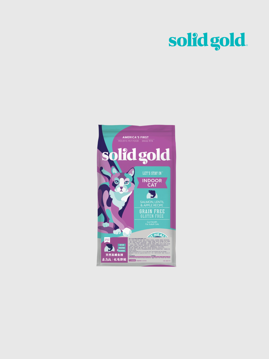 【素力高 solid gold】無穀成貓糧｜化毛野鮭