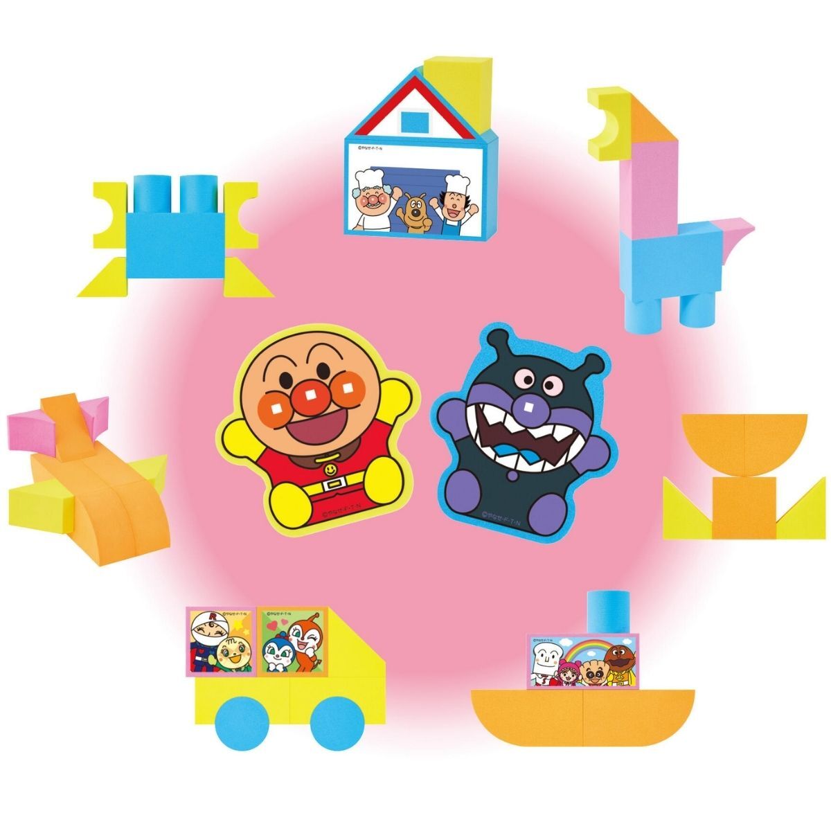 麵包超人洗澡時間 軟積木