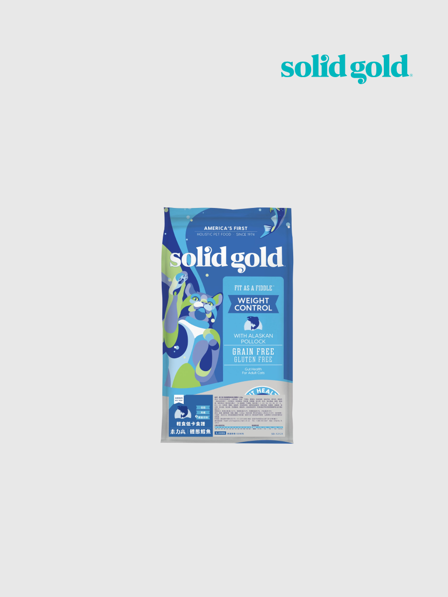 【素力高 solid gold】無穀成貓糧｜體態鱈魚