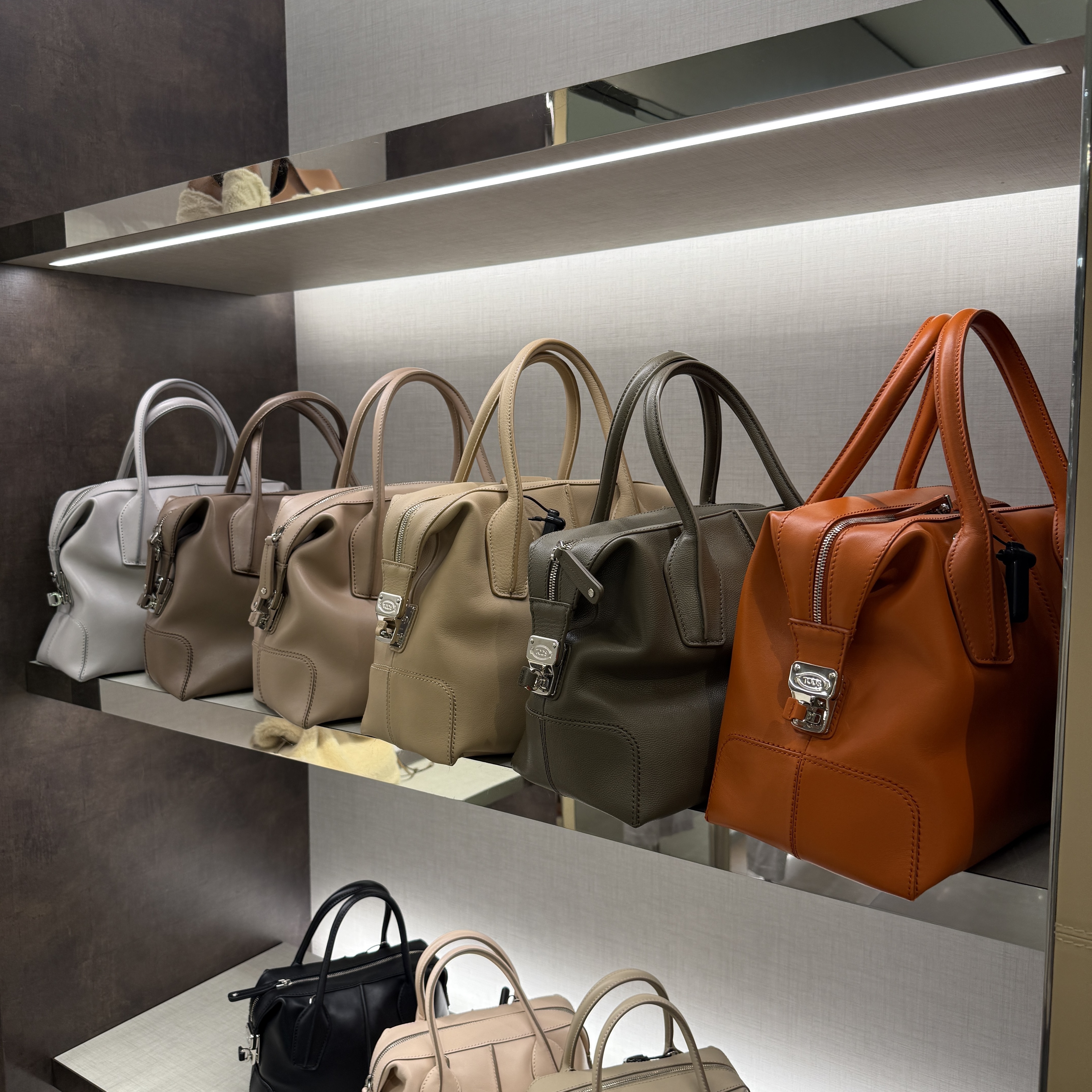 Tods D-Styling Bauletto Medium bag 6 colors