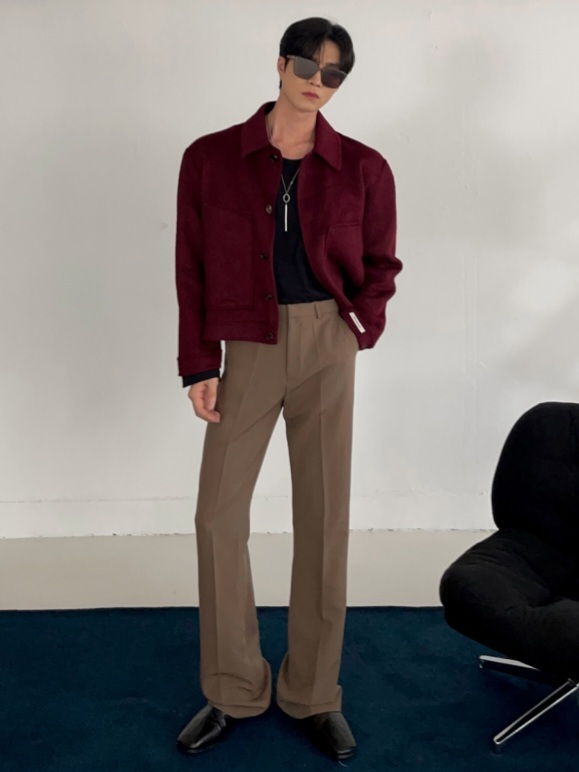 修身靴型西裝褲