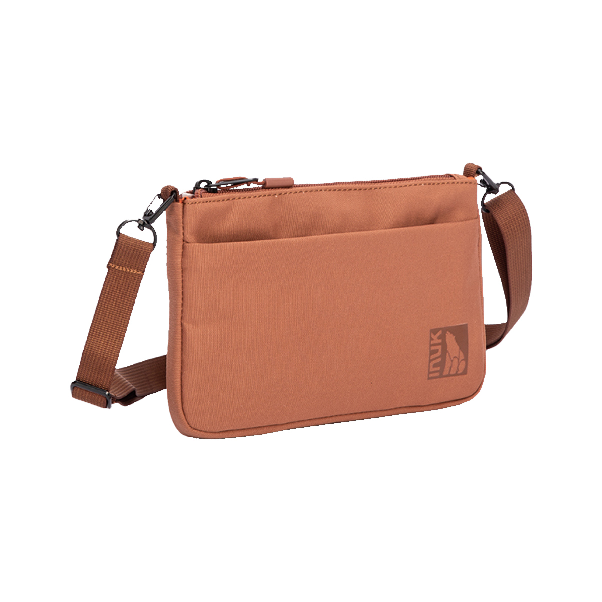 【INUK】環保調色盤 | Longwallet 焦糖橙| 觸屏手機包