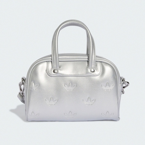 Adidas 愛迪達 Adicolor Bb Xs JW0050 迷你保齡球包 側背包 肩背 斜背 銀