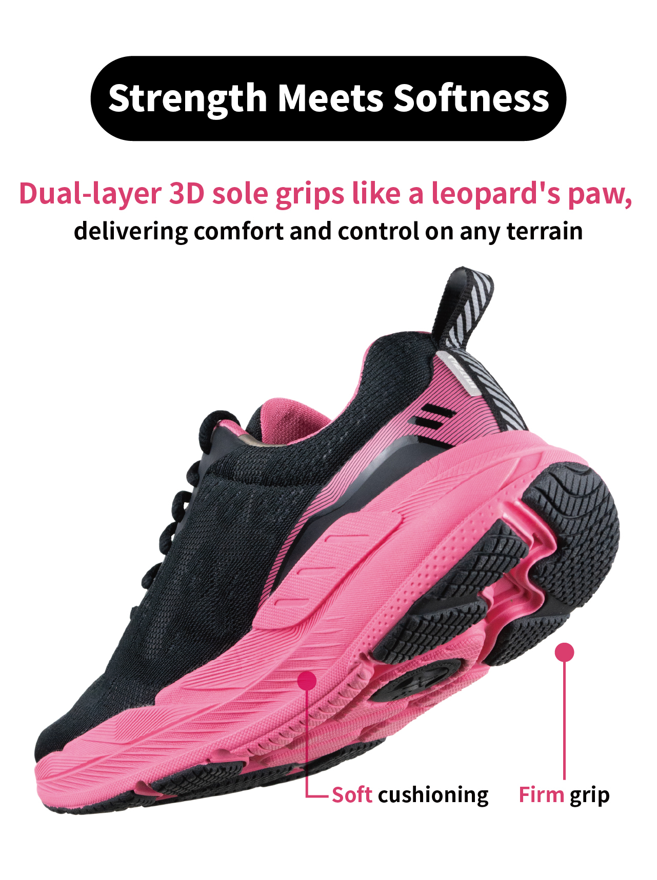 USTINI Leopard Earthing Shoes strength & softness