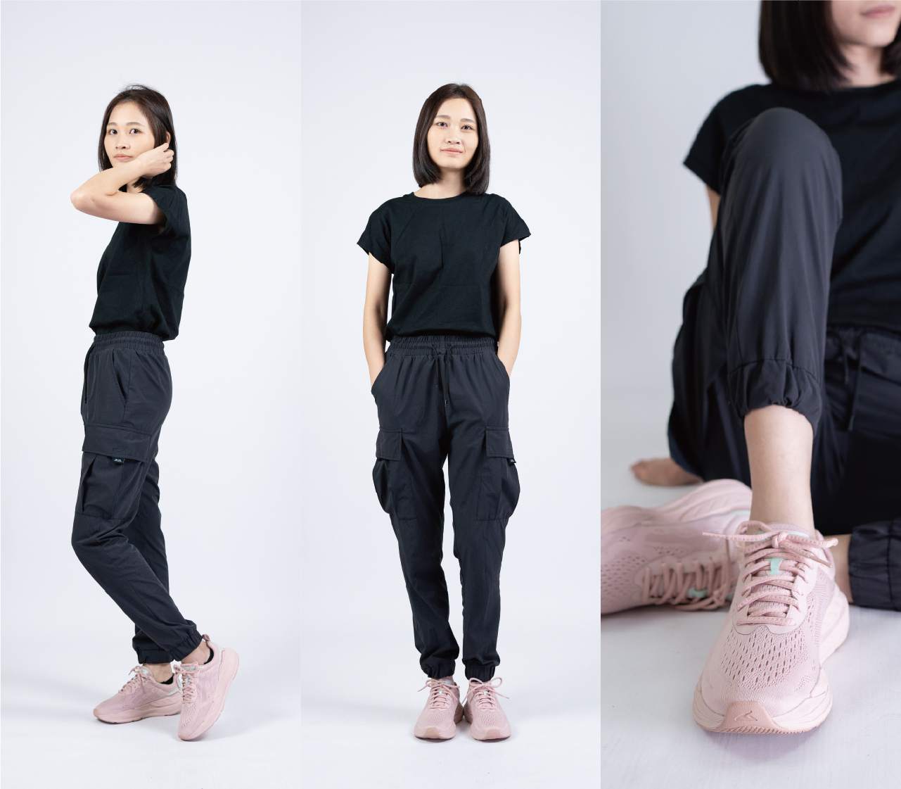 USTINI Leopard Earthing Shoes light pink outfit photo 2