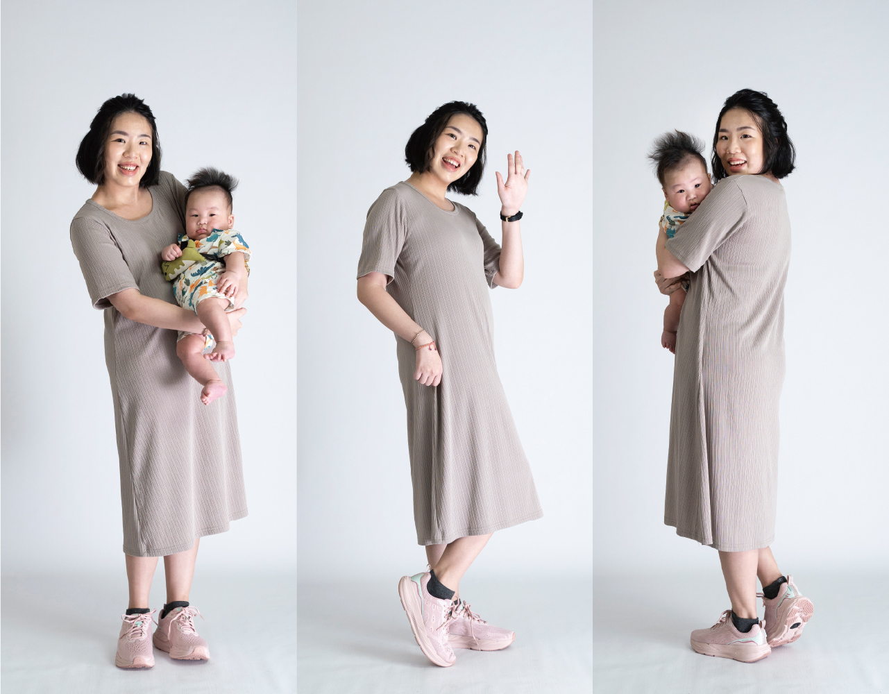 USTINI Leopard Earthing Shoes light pink outfit photo 4