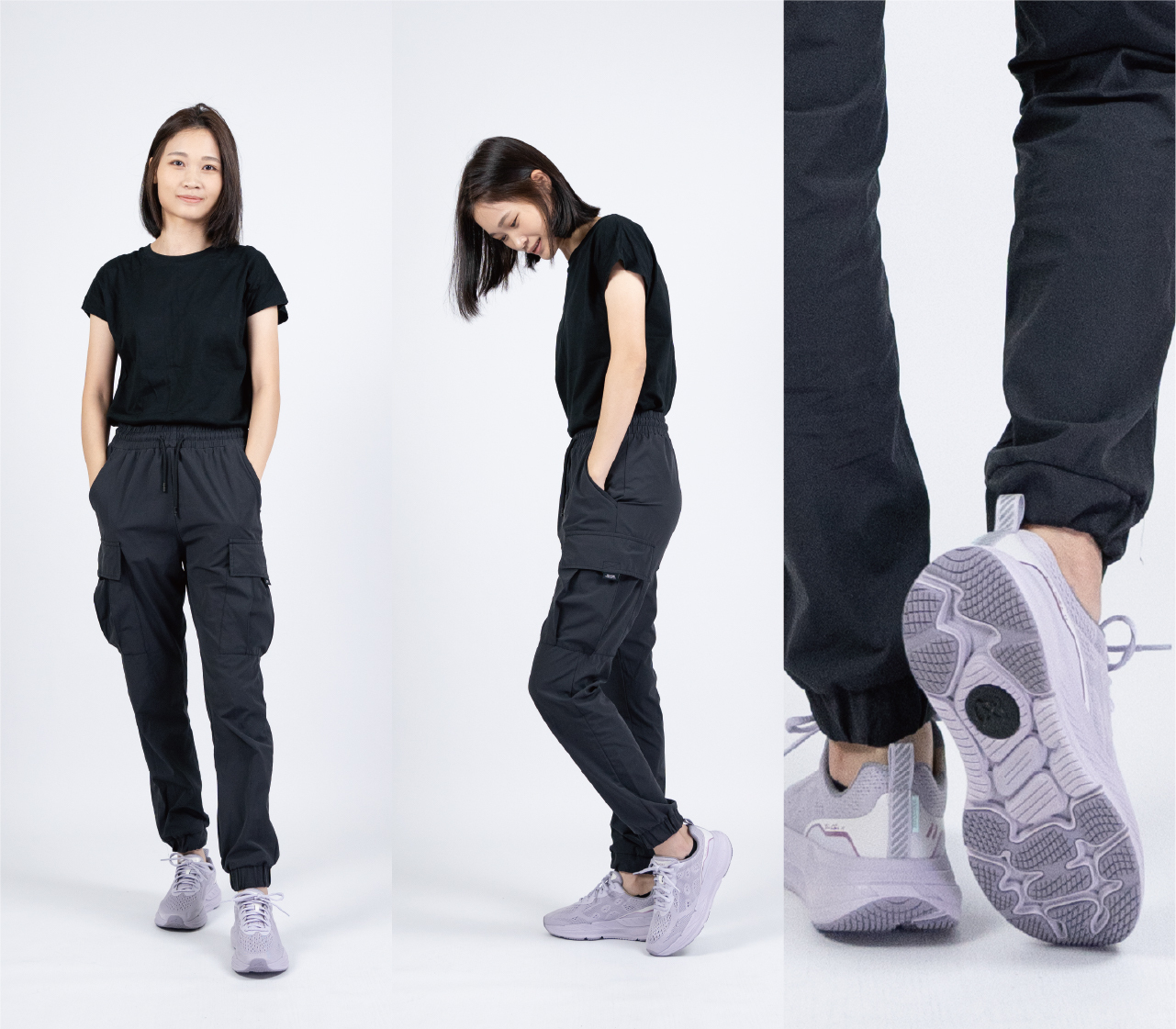 USTINI Leopard Earthing Shoes purple outfit photo 2