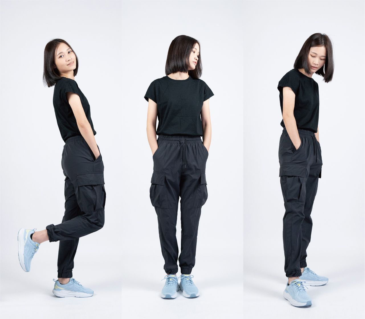 USTINI Leopard Earthing Shoes light blue outfit photo 2