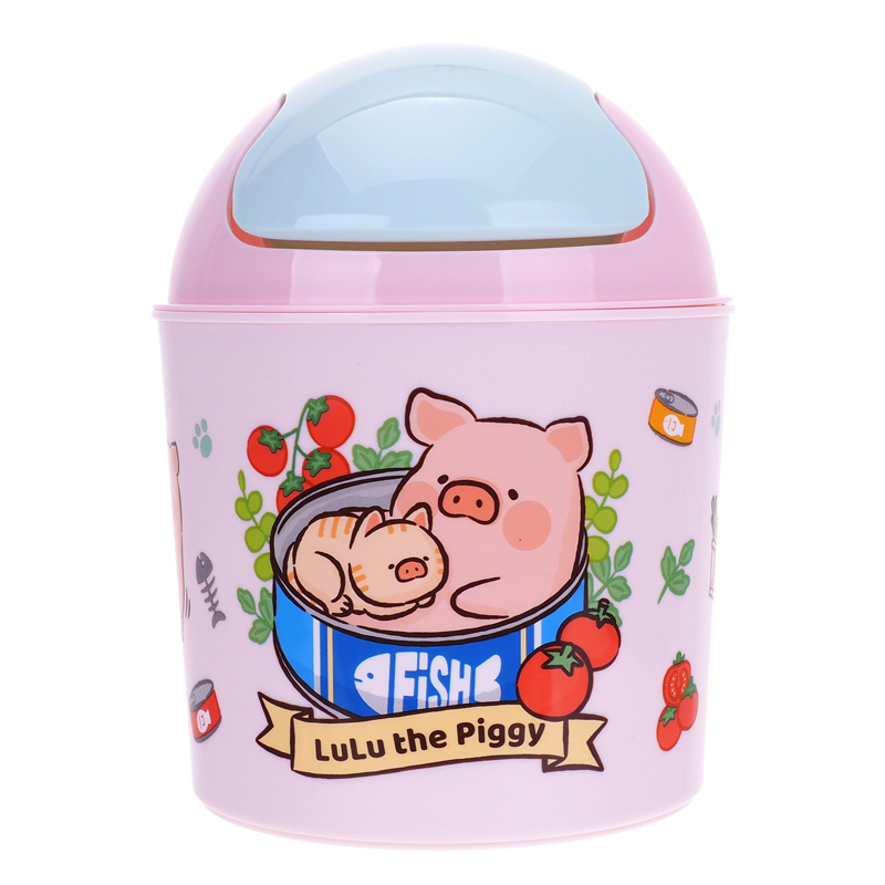 LuLu The Piggy 桌上圓形垃圾筒 LU-7777-2