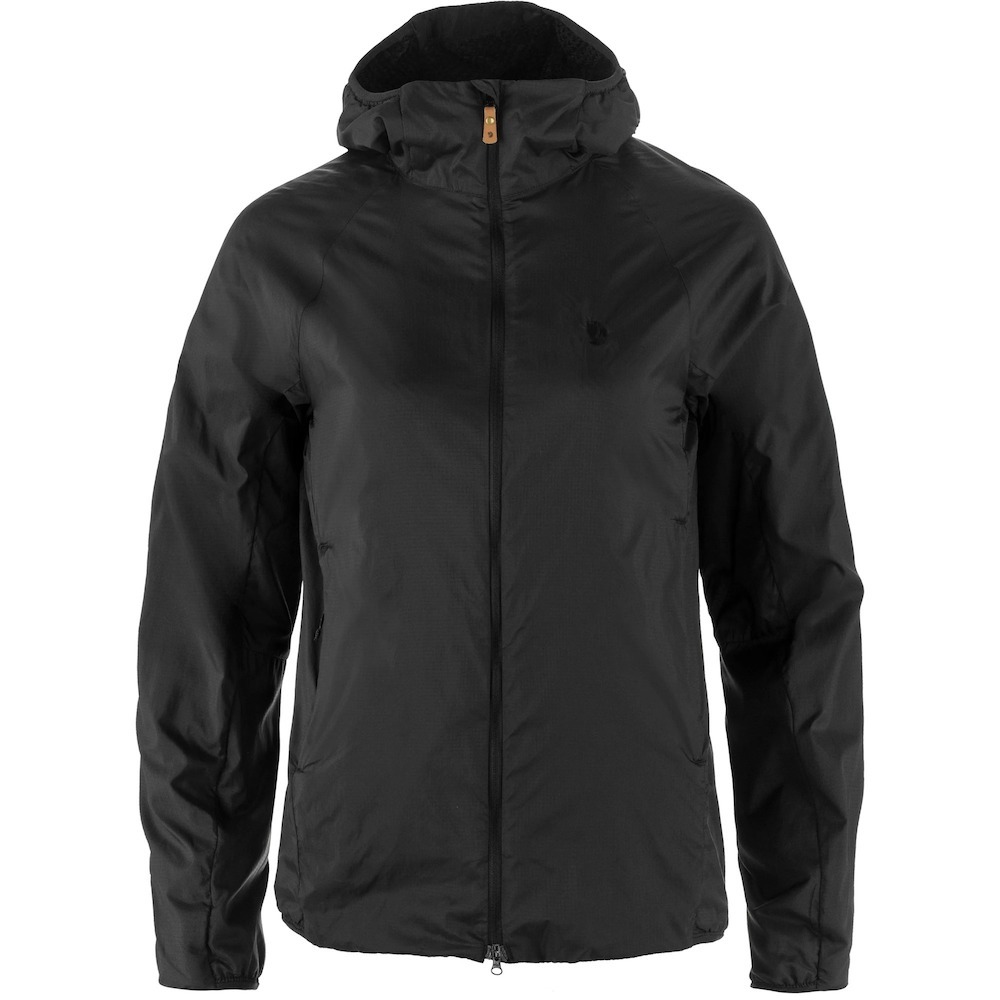 Fjallraven 瑞典北極狐 Keb Thermal Wind Jacket W 女款 防風外套 內刷毛防撥水夾克 FR 14500174-550 黑 [HappyOutdoor]