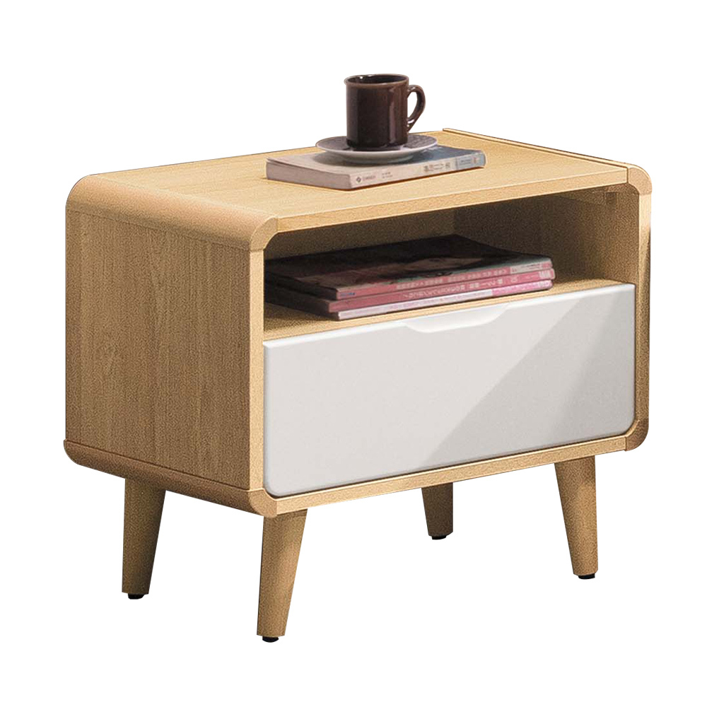 曼特1.8尺北歐風床頭櫃/一抽收納櫃/置物櫃