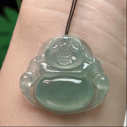 10737 翡翠冰種佛公
