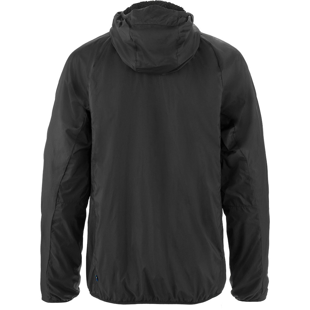 Fjallraven 瑞典北極狐 Keb Thermal Wind Jacket M 男款 防風外套 內刷毛防撥水夾克 FR 12500181-550 黑 [HappyOutdoor]