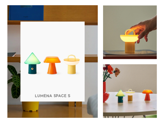 贈品圖片：韓國 LUMENA SPACE S 無線積木小夜燈