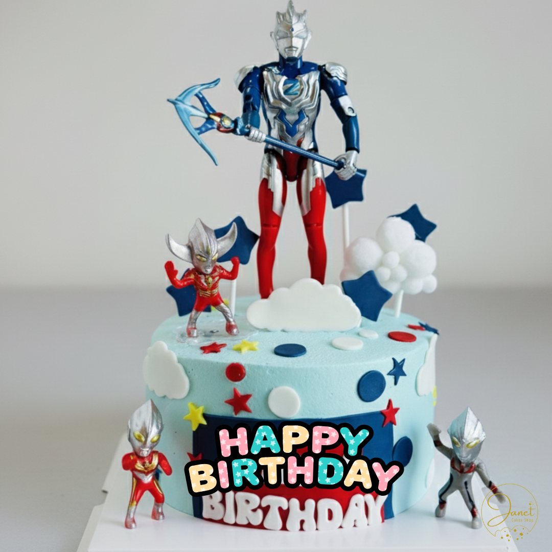 超人主題蛋糕 (6吋）
