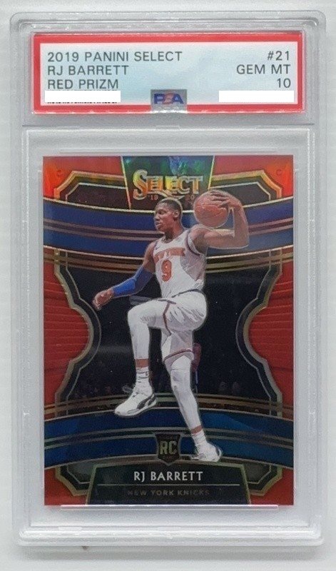 2019 PANINI SELECT #21 RJ BARRETT RED PRIZM【PSA10】RJ·巴雷特 192/198