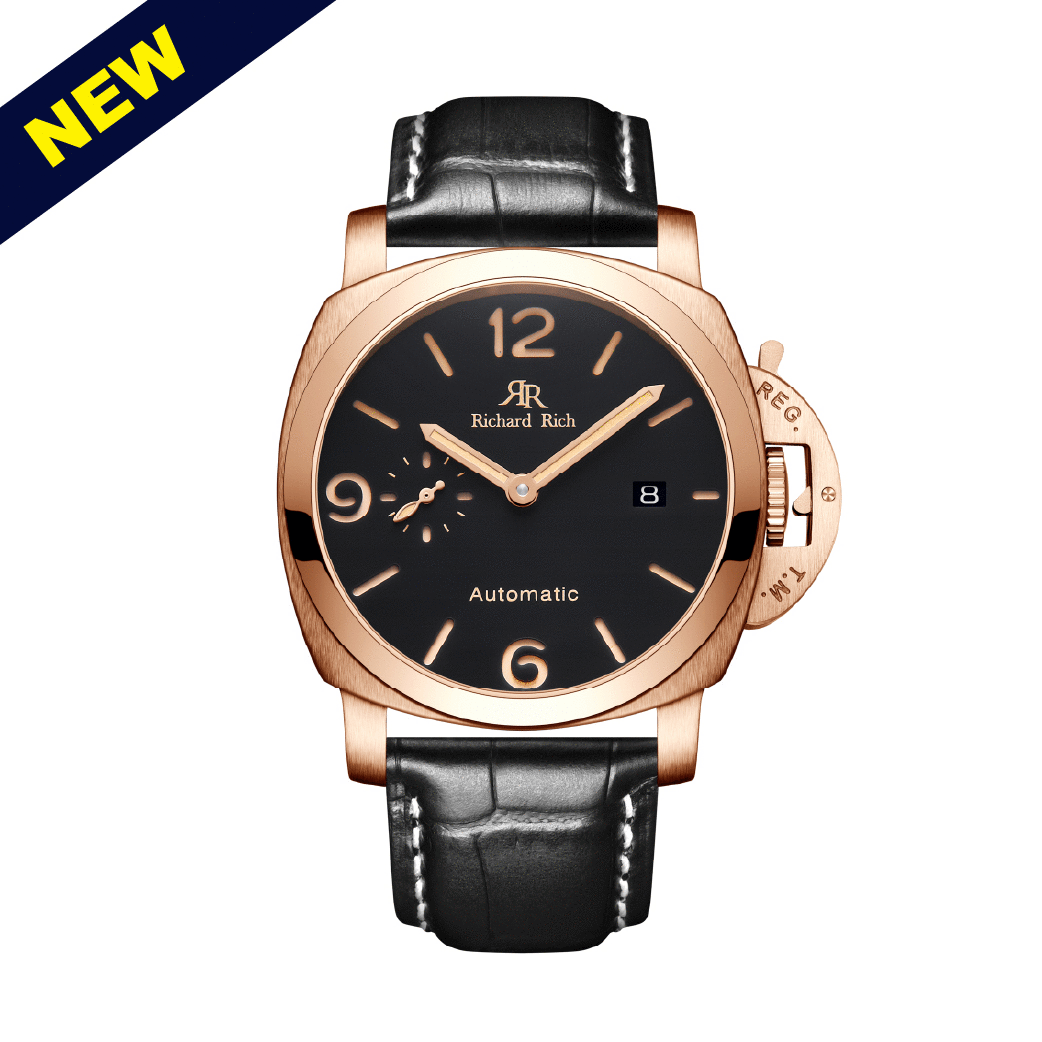 【Richard Rich】海洋探險者系列 RCR-20-L* 太陽紋 日內瓦紋 夜光 護橋 皮革 矽膠 鏤空 機械 手錶 -