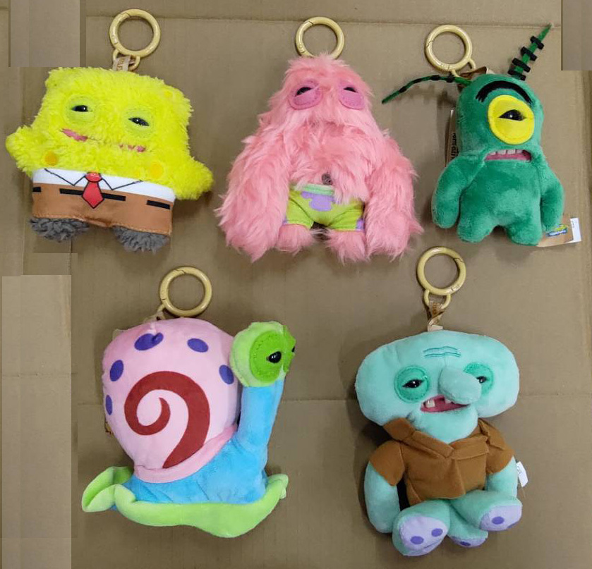 FUGGLER 牙齒怪-5吋海綿寶寶掛飾 (隨機出貨不挑款)