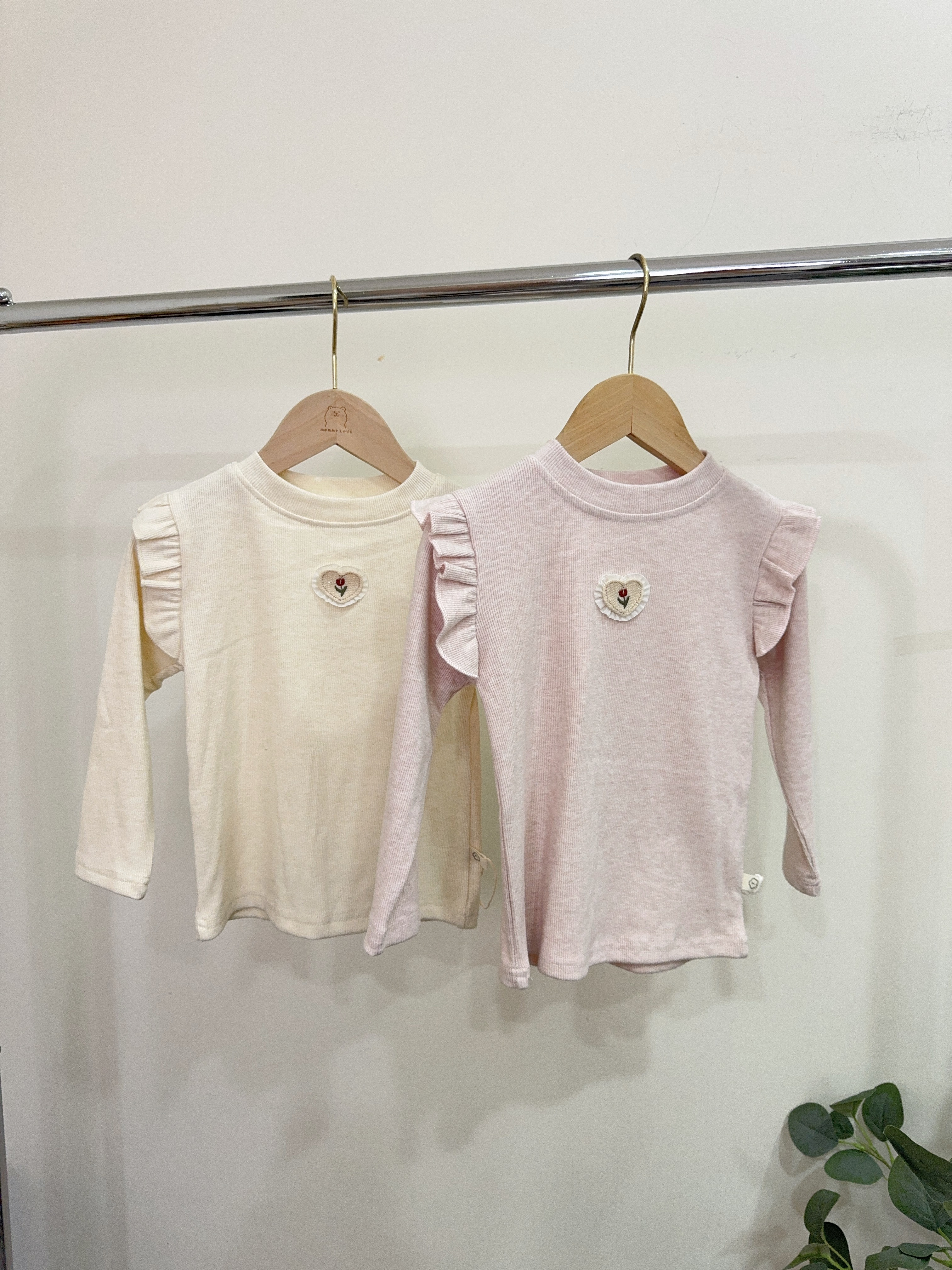 A963鬱金香公主袖上衣c53