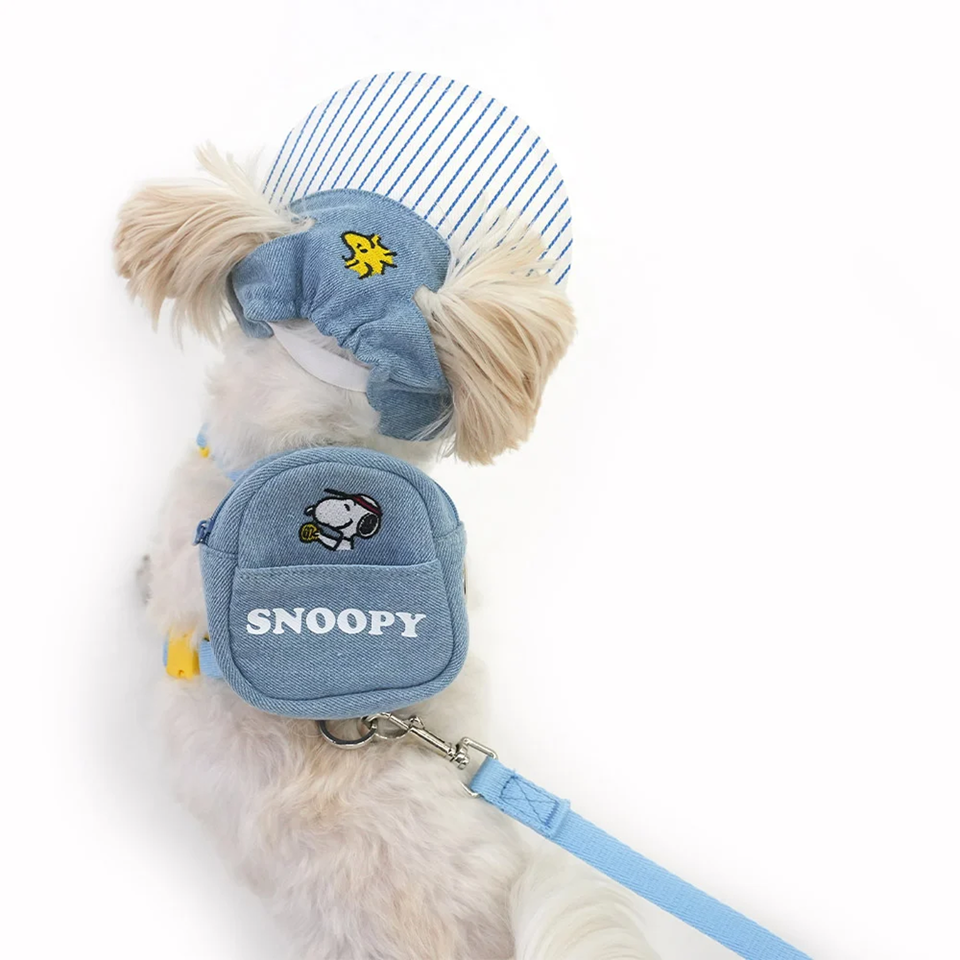 Parisdog - 史努比單寧背包胸背帶套裝