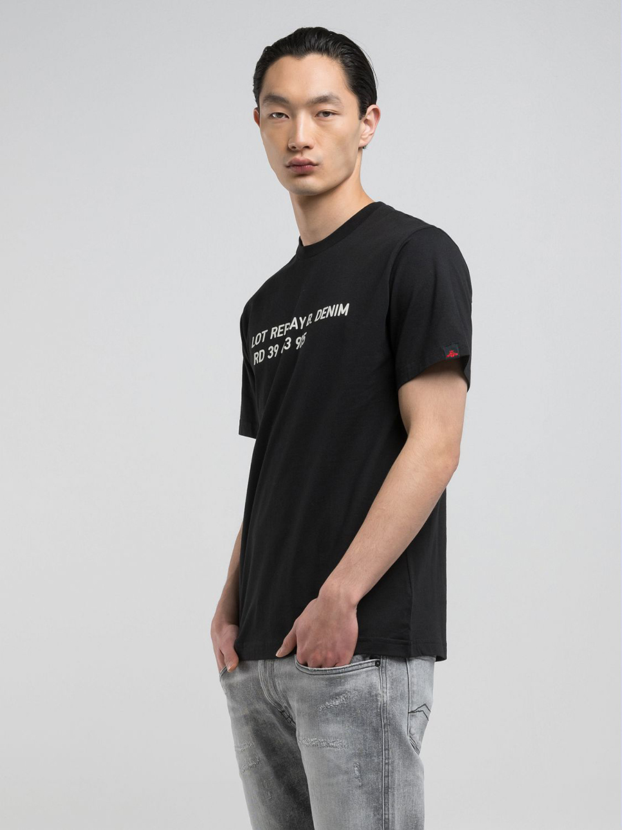 經典字母黑色短袖T-Shirt