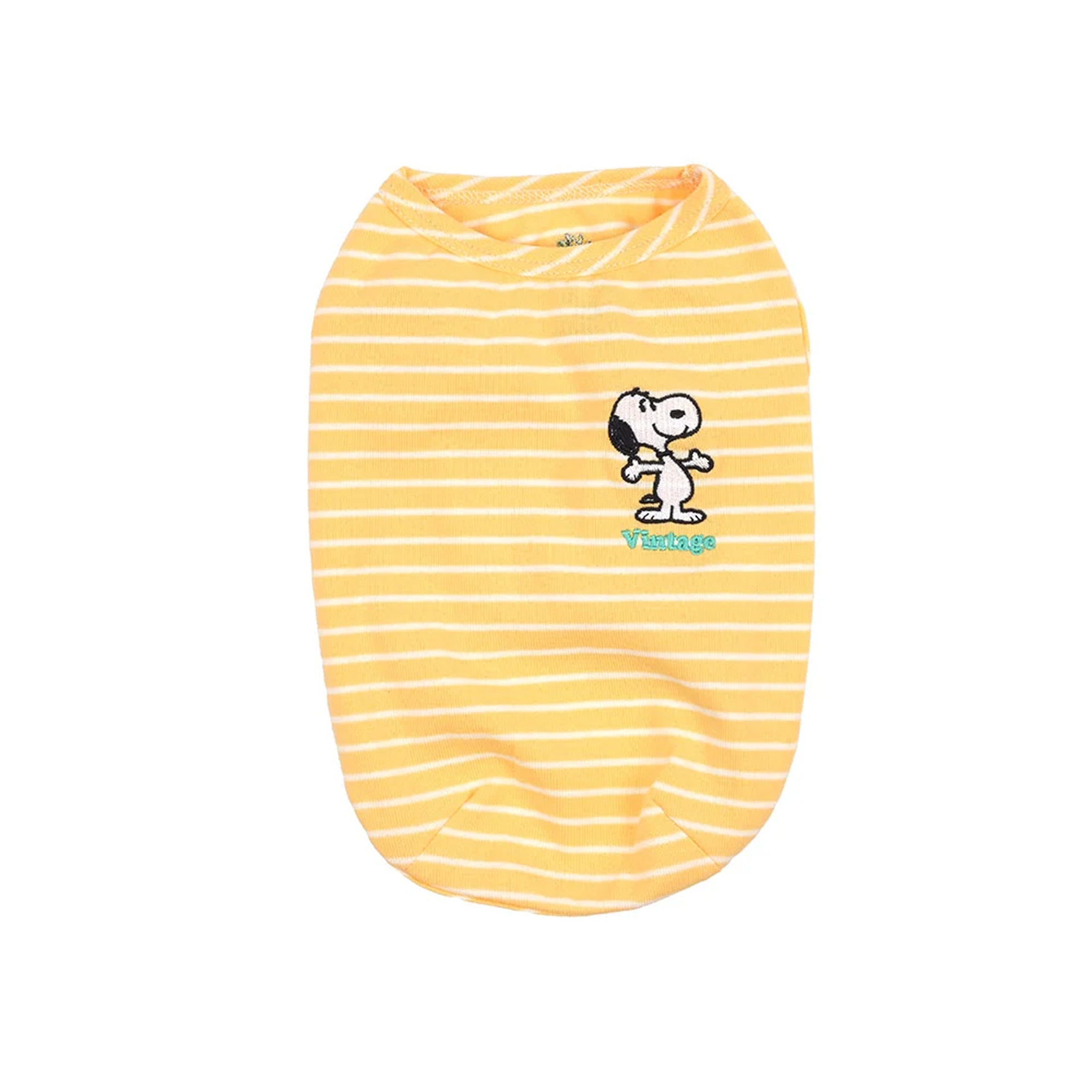 Parisdog - 史努比復古條紋T-SHIRT