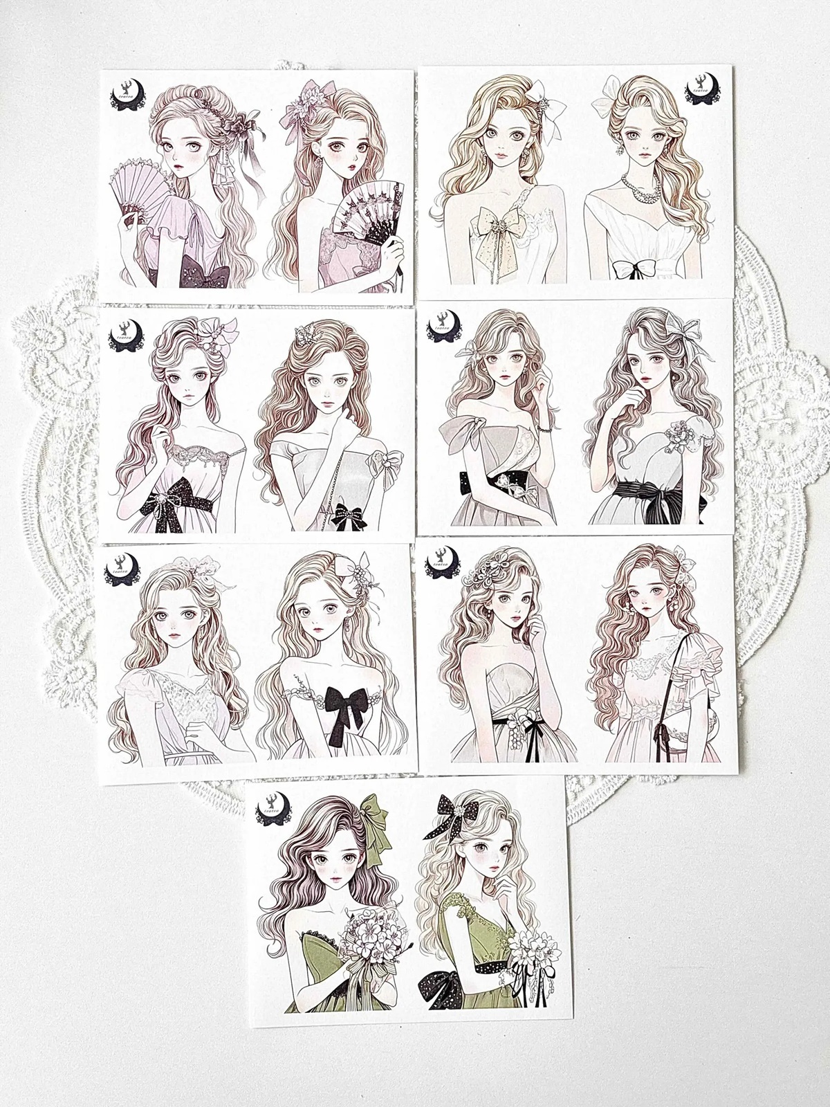 韓國 ggaggong．婚禮女孩vol.1 模造紙貼紙包