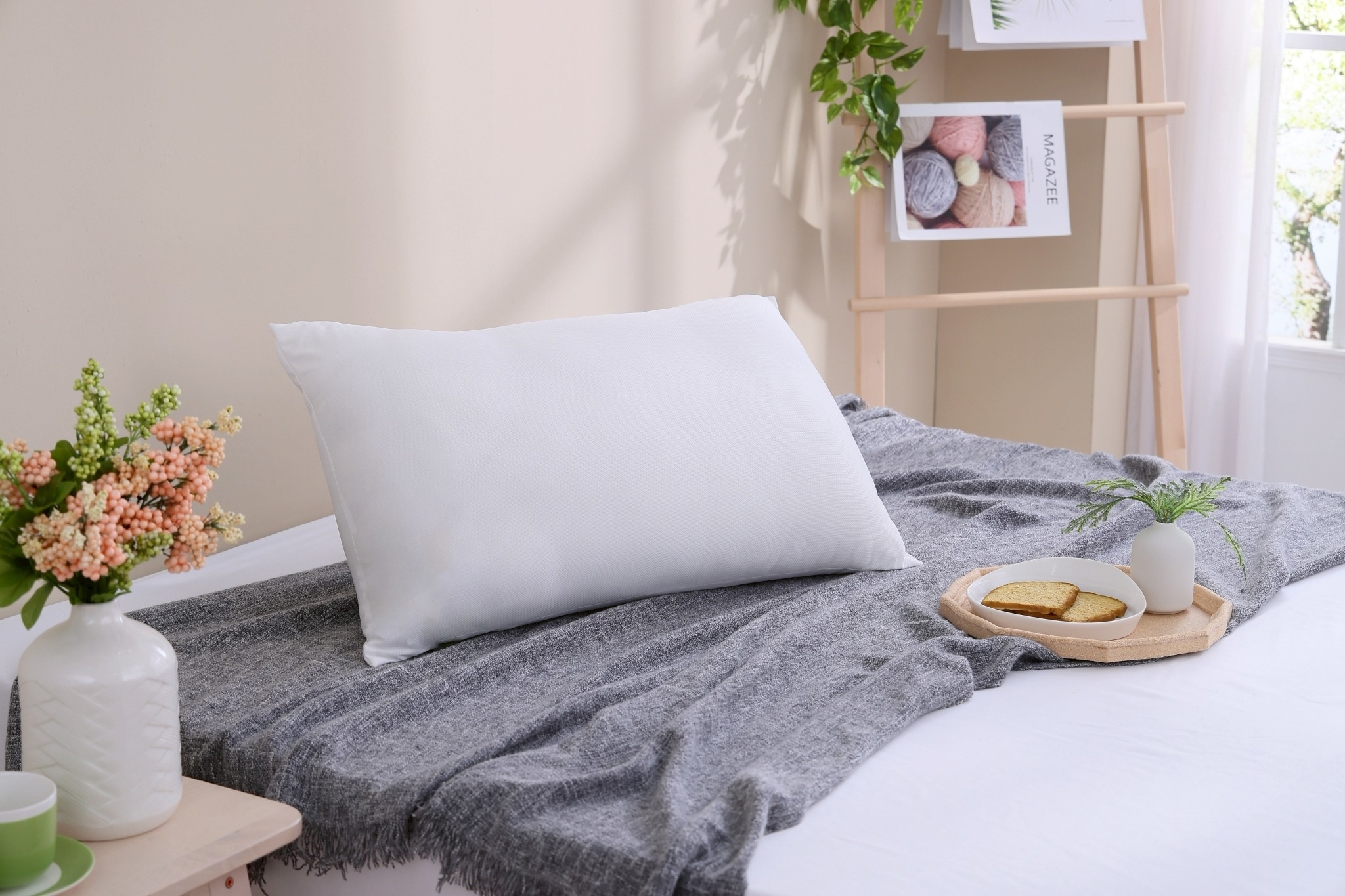 【藍貓Blue cat】3M頂級吸濕排汗羽絲絨枕