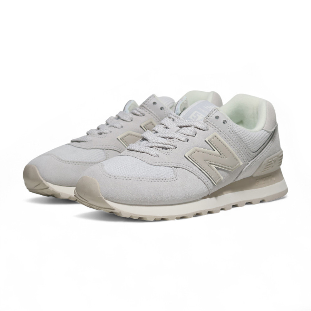 NEW BALANCE 休閒鞋 NB 574 杏灰色 燈芯絨 復古 女 WL574CBU