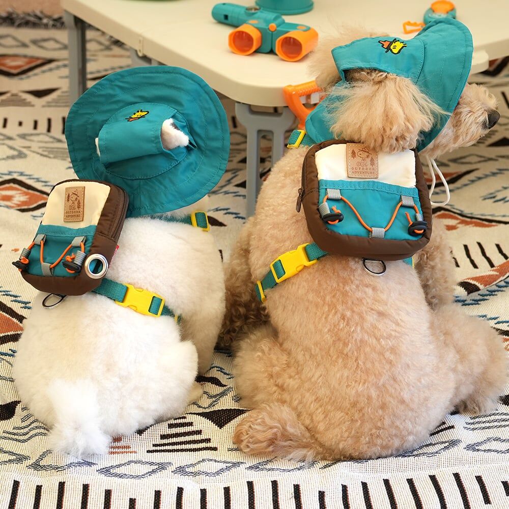 Parisdog - 史努比探險背包胸背帶套裝