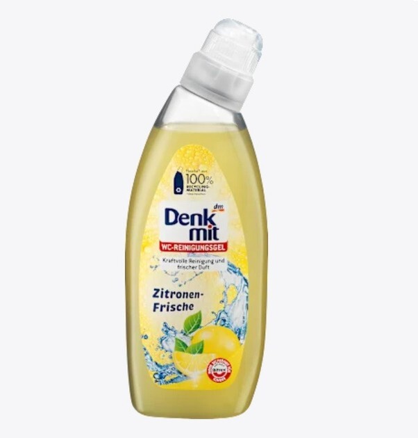 德國 Denkmit 馬桶清潔劑 750ml-檸檬