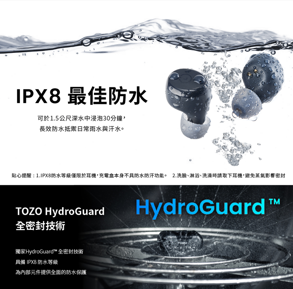 TOZO,tozo,T10S,升級,AI,ChatGPT,耳機,藍牙耳機,藍芽耳機,防水耳機,降噪耳機,推薦,ENC降噪