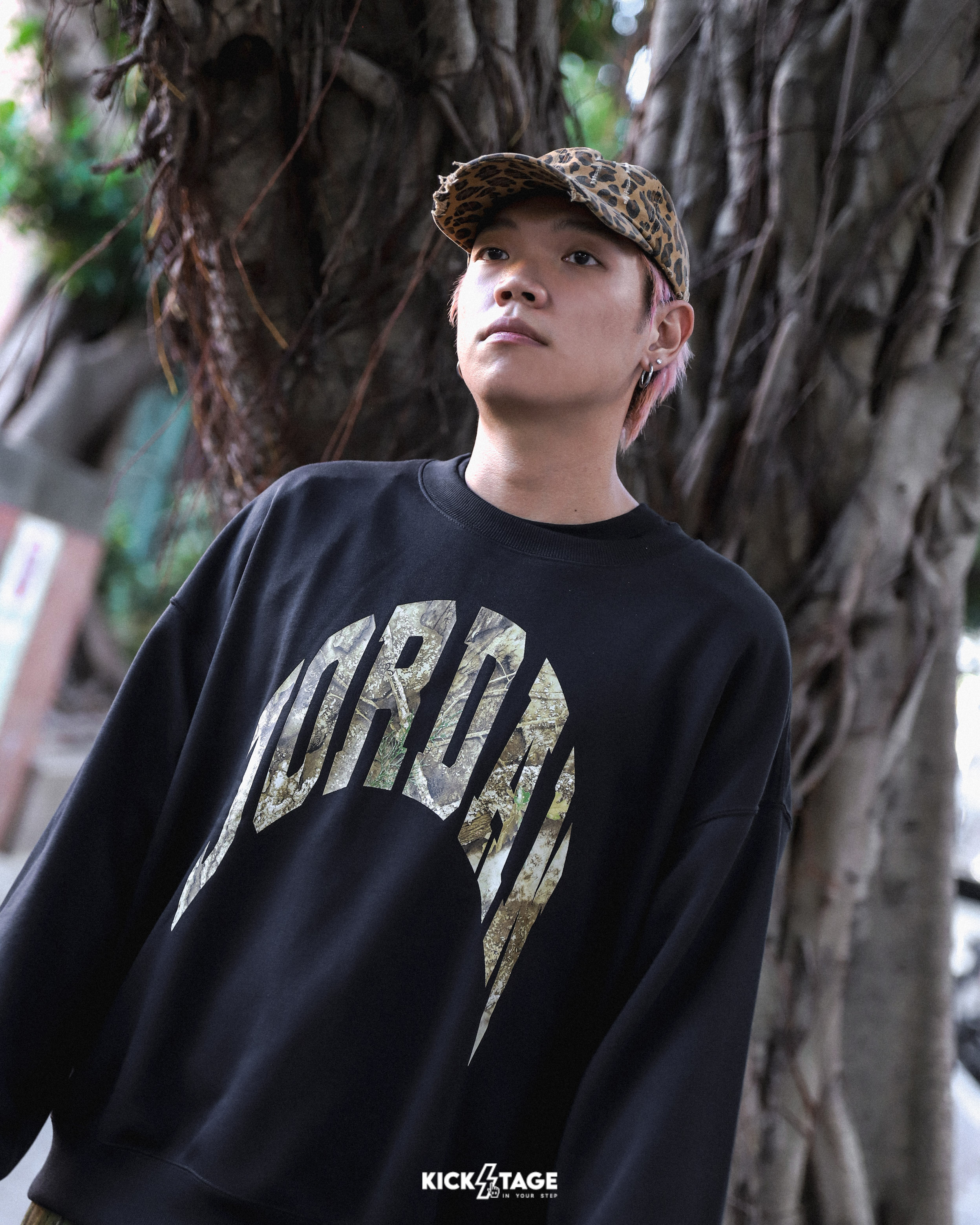 男款 聯名款 REALTREE x NIKE JORDAN REALTREE TEE 落葉 喬丹 印花 長袖 長T 大學T【IM6305-010】ABshorts