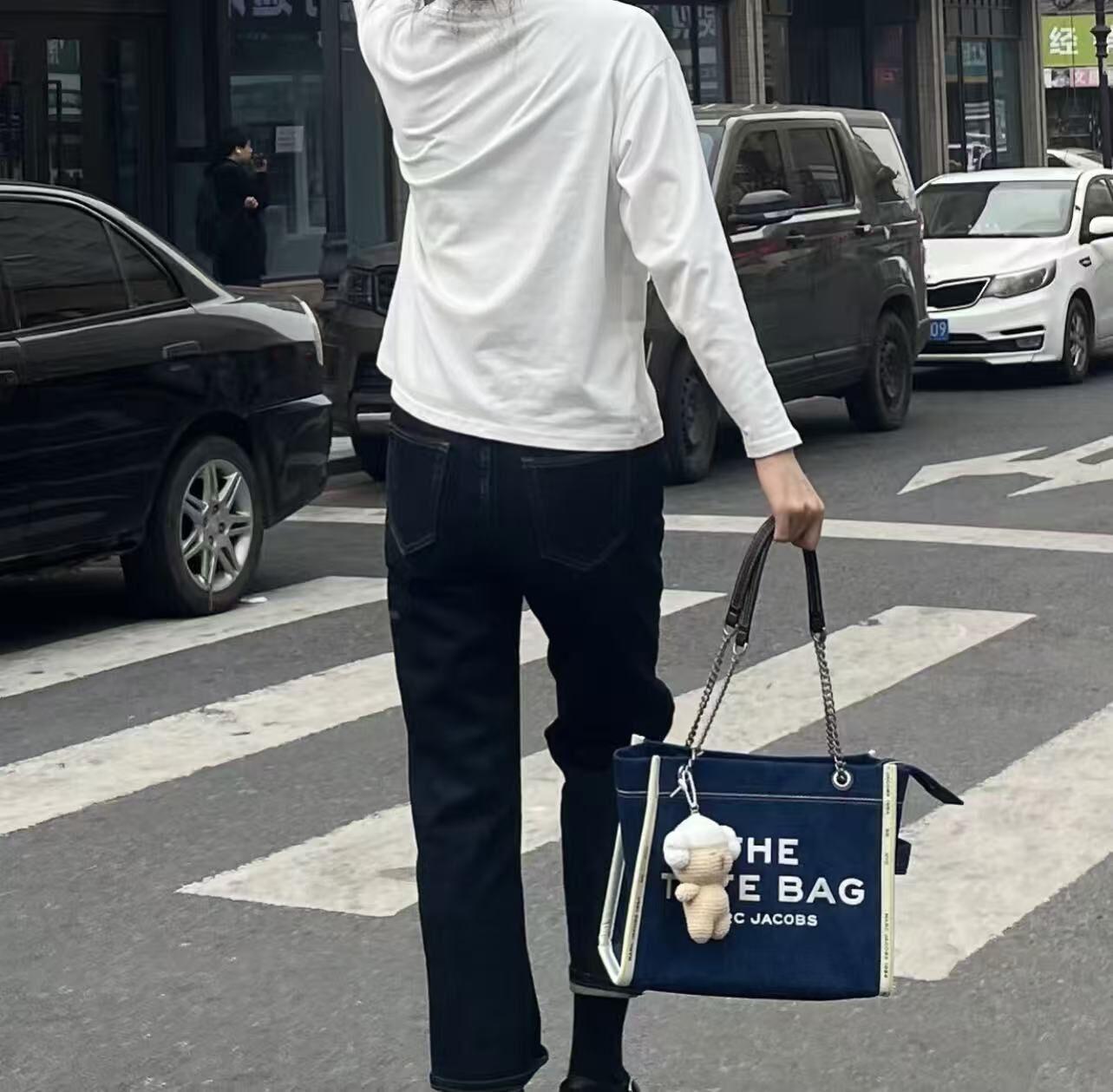 【直播】Marc Jacobs LL102216 牛仔托特包