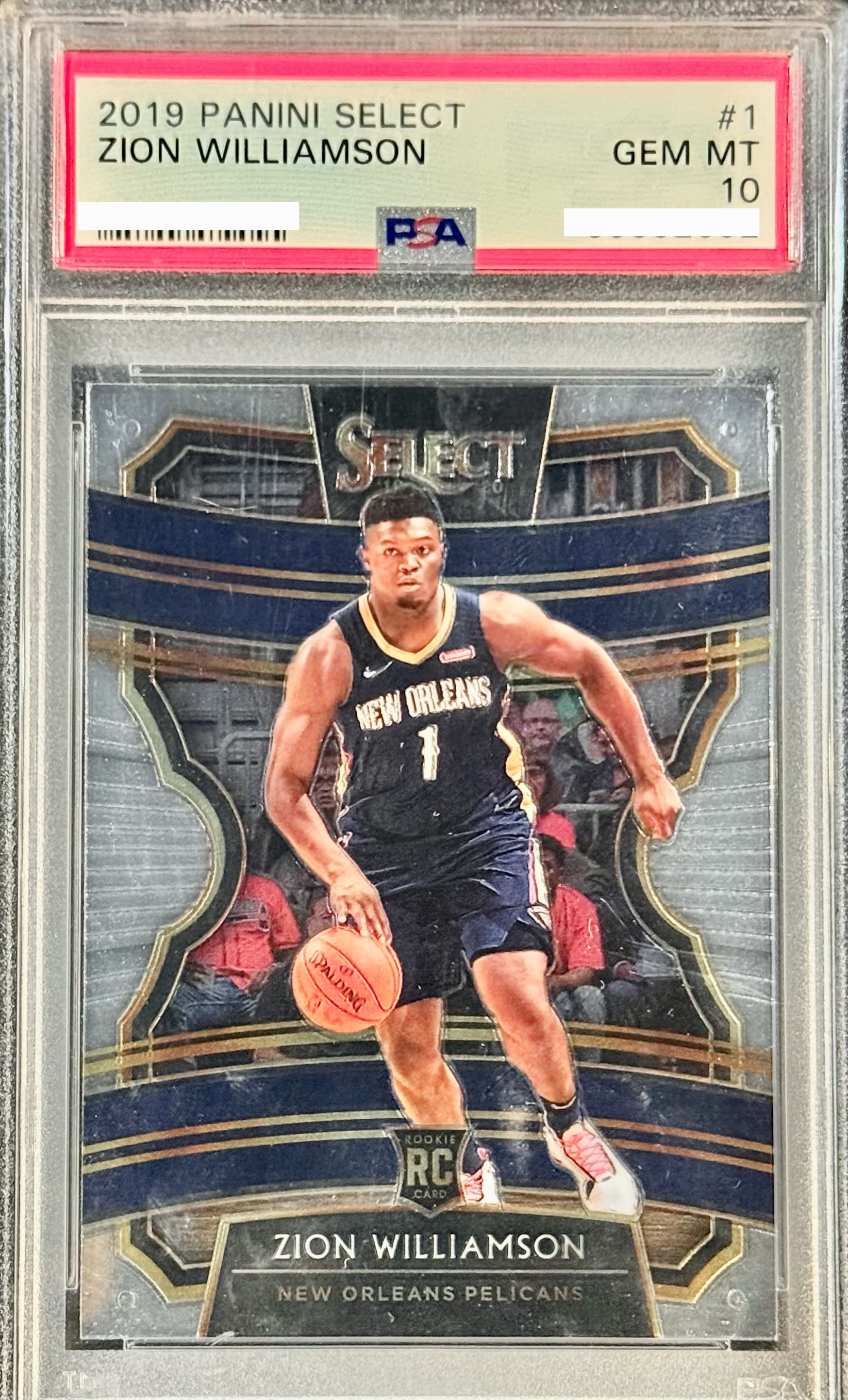 2019 PANINI SELECT #1 ZION WILLIAMSON【PSA10】錫安·威廉姆森