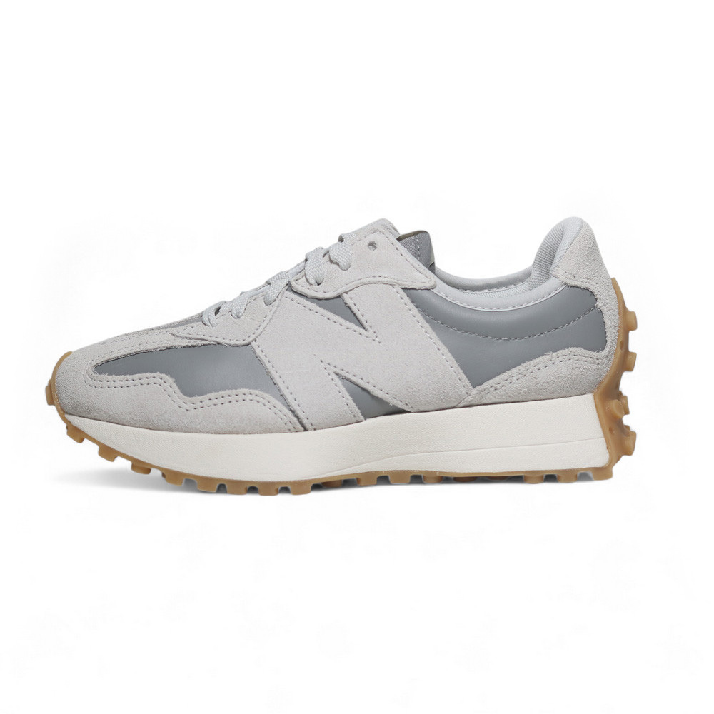 NEW BALANCE 休閒鞋 NB 327 灰白 皮革 拼接 復古 女 WS327KAY