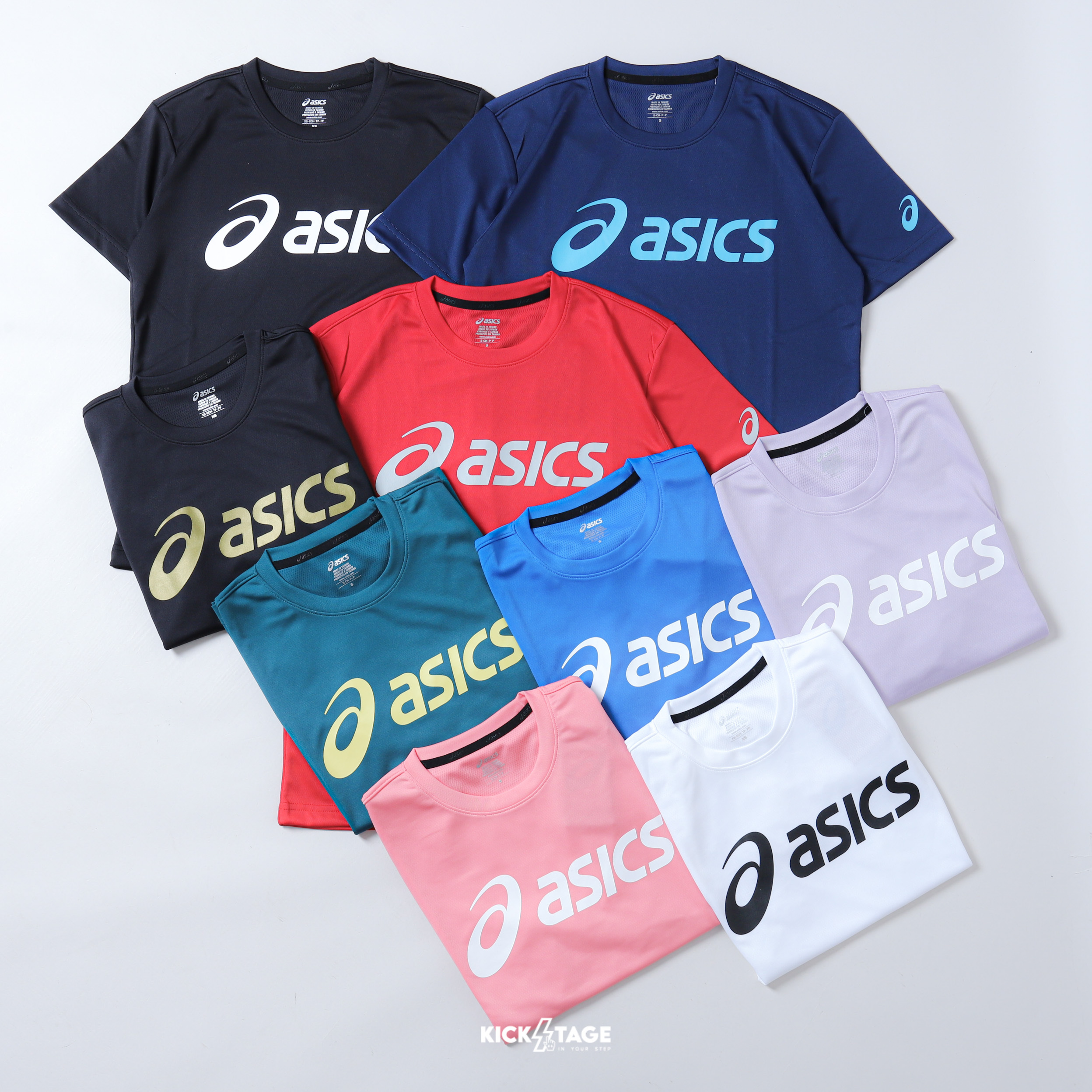 男女款 ASICS 亞瑟士 台灣製 排汗衣 涼感 排球 網球 籃球 慢跑 速乾 短袖 短TEE【2033C183】