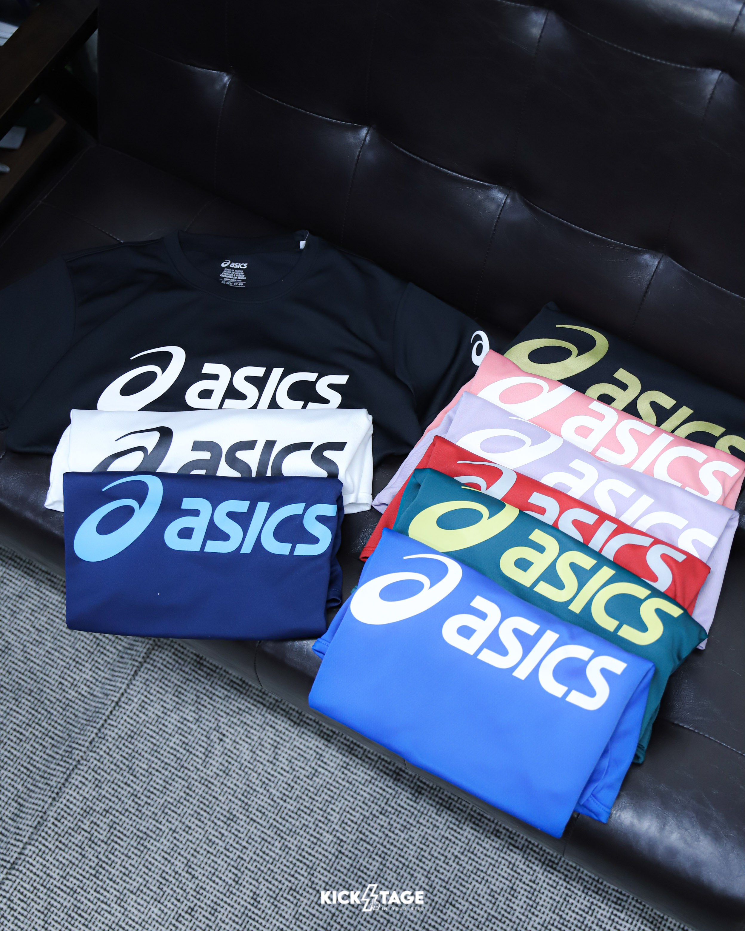 男女款 ASICS 亞瑟士 台灣製 排汗衣 涼感 排球 網球 籃球 慢跑 速乾 短袖 短TEE【2033C183】