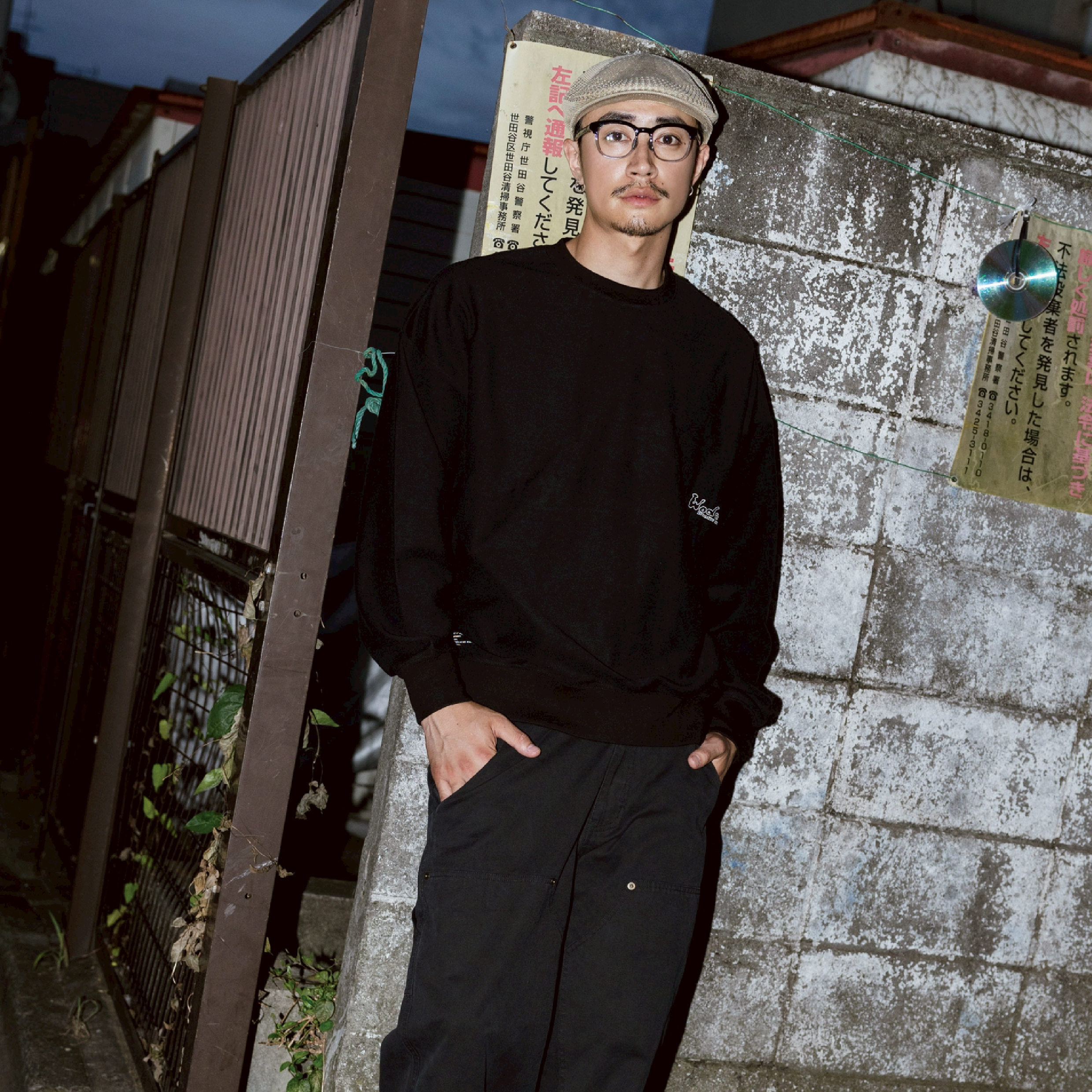 WODEN® Patchwork Printing Sweatshirt 補丁印花大學Tee