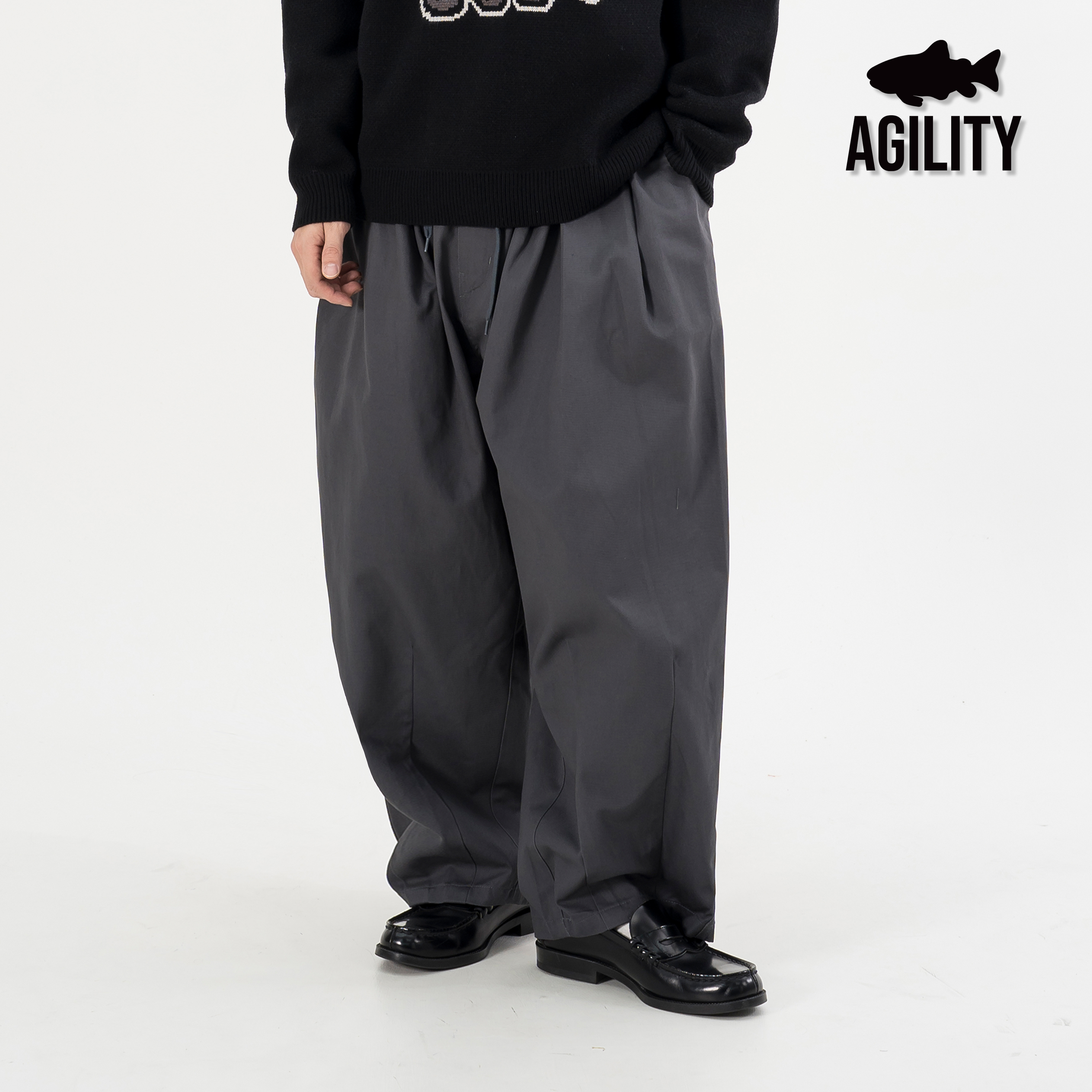 AGILITY Basic Wide Leg Pants 闊腿 繭型長褲 [CNP01]