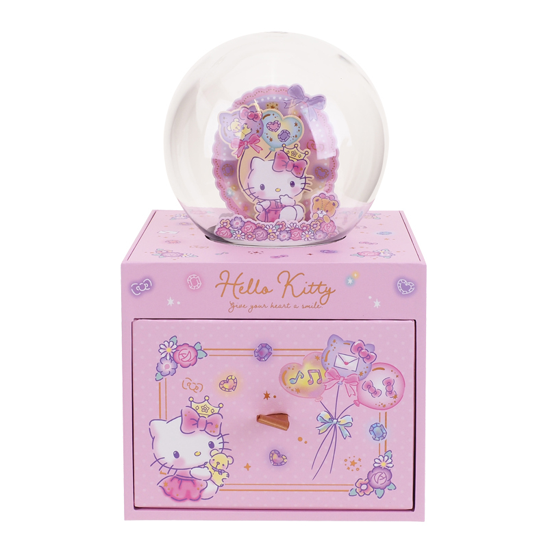 Hello Kitty 雪球燈首飾盒 9-8220-1