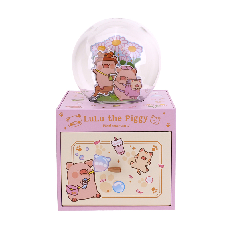 LuLu The Piggy 雪球燈首飾盒 LU-8220-1