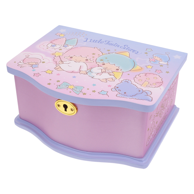 Little Twin Stars 木製音樂首飾盒 9-8244-1